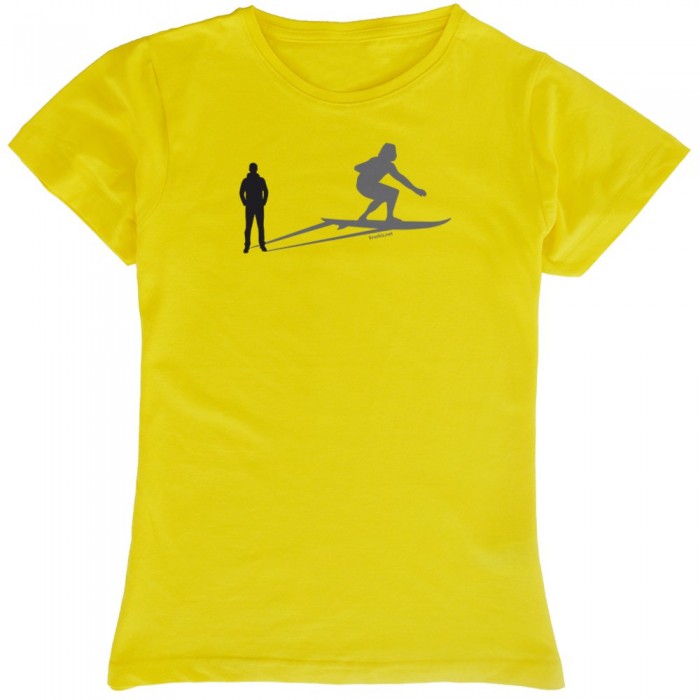 [해외]KRUSKIS Surf Shadow 반팔 티셔츠 14137332930 Yellow