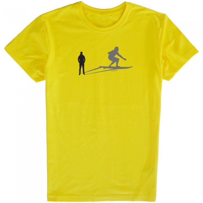 [해외]KRUSKIS Surf Shadow 숏 슬리브 T-shirt 반팔 티셔츠 14137332928 Yellow