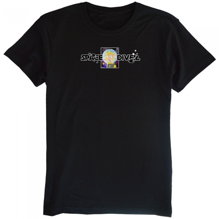 [해외]KRUSKIS Space Diver 반팔 티셔츠 10137333022 Black