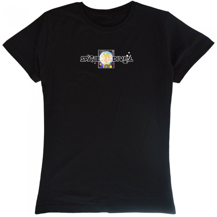 [해외]KRUSKIS Space Diver 반팔 티셔츠 10137333024 Black