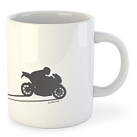 [해외]KRUSKIS Motorbike Shadow Mug 325ml 9137332901 White