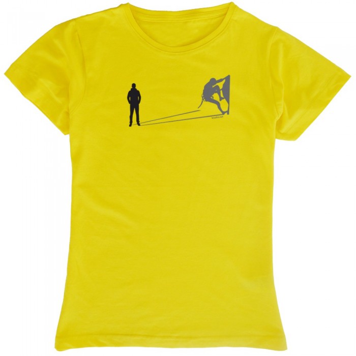 [해외]KRUSKIS Climb Shadow 반팔 티셔츠 4137332855 Yellow