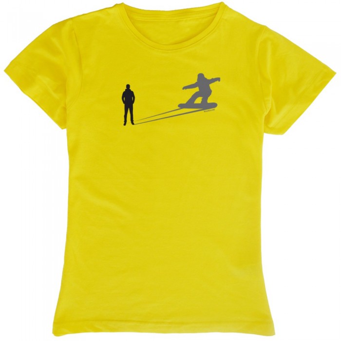 [해외]KRUSKIS 반팔 티셔츠 Snowboarding Shadow 5137332845 Yellow
