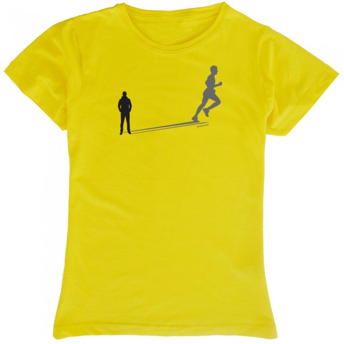[해외]KRUSKIS Run Shadow 반팔 티셔츠 6137332910 Yellow