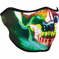 [해외]ZAN 헤드기어 Neoprene Half Face Mask 9137336894 Neon Skull