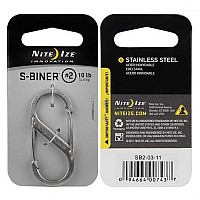 [해외]NITE IZE Metal S Biner 2 Key Ring 4135919311 Metal