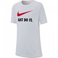 [해외]나이키 Sportswear Just Do It Swoosh 반팔 티셔츠 15136972130 White / University Red