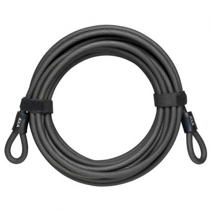 [해외]AXA 맹꽁이 자물쇠 Large 10 Mm Cable 1137377101 Black