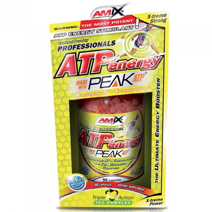[해외]AMIX ATP Energy 25ml 10 단위 레몬 바이알 상자 1137381298 Yellow