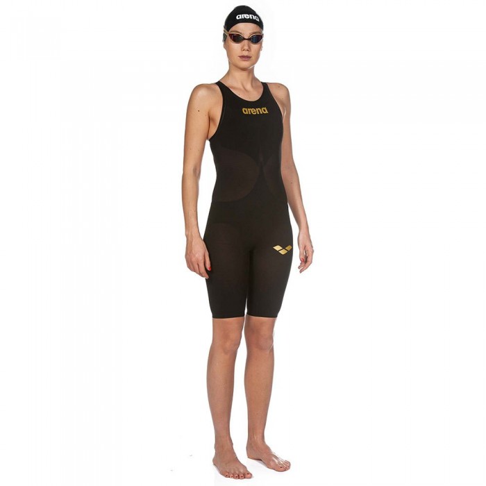 [해외]아레나 Powerskin Carbon Air2 Open Back Competition Swimsuit 6137081942 Black / Black-Gold
