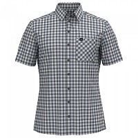 [해외]오들로 Nikko Check 반팔 셔츠 4137059161 Platinum Grey / Steel Grey