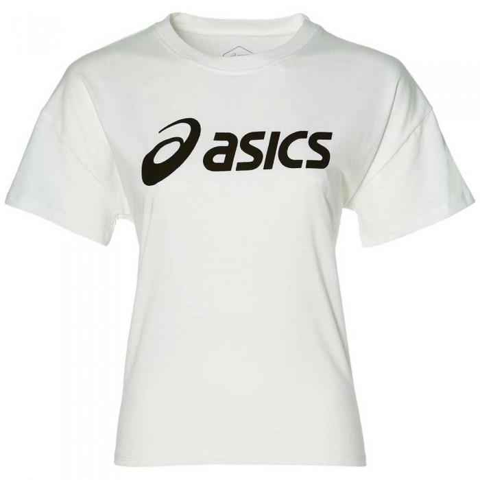 [해외]아식스 반팔 티셔츠 Big 로고 6137400373 Brilliant White / Performance Black
