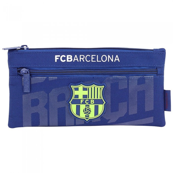 [해외]SAFTA 떨어져있는 FC Barcelona 18/19 2 지퍼 연필 사례 137357158 Blue