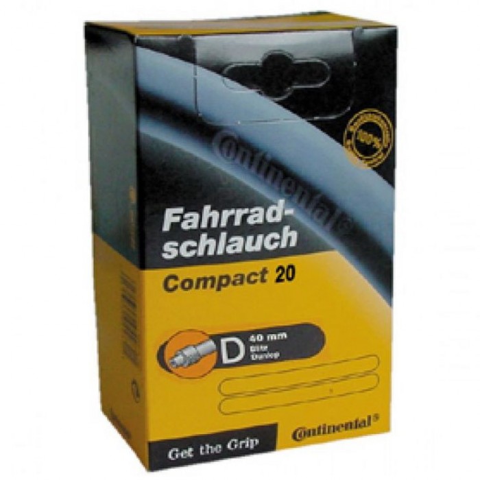 [해외]컨티넨탈 내부 튜브 Compact Dunlop 40 Mm 1137404688 Black