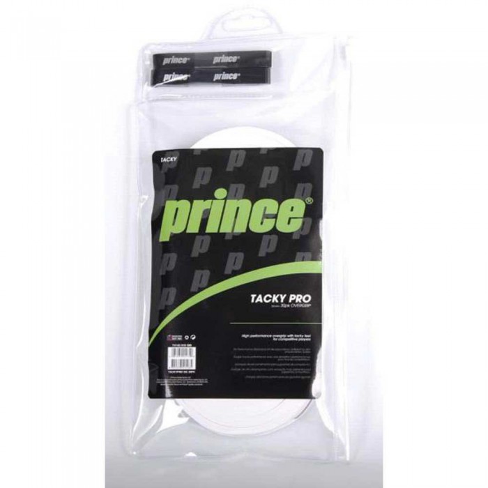 [해외]PRINCE Tacky Pro Tennis/Padel Overgrip 30 Units 121097212 White