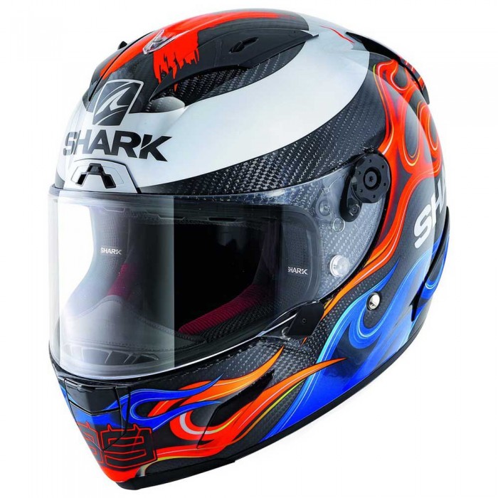 [해외]샤크 Race-R Pro Carbon Lorenzo 2019 풀페이스 헬멧 9137370470 Carbon / Blue / Red