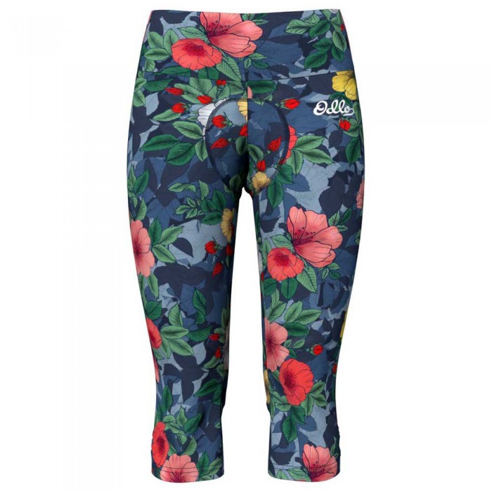 [해외]오들로 Corsaire ZeroWeight 비브 타이츠 1137325274 Diving Navy / Flower Print