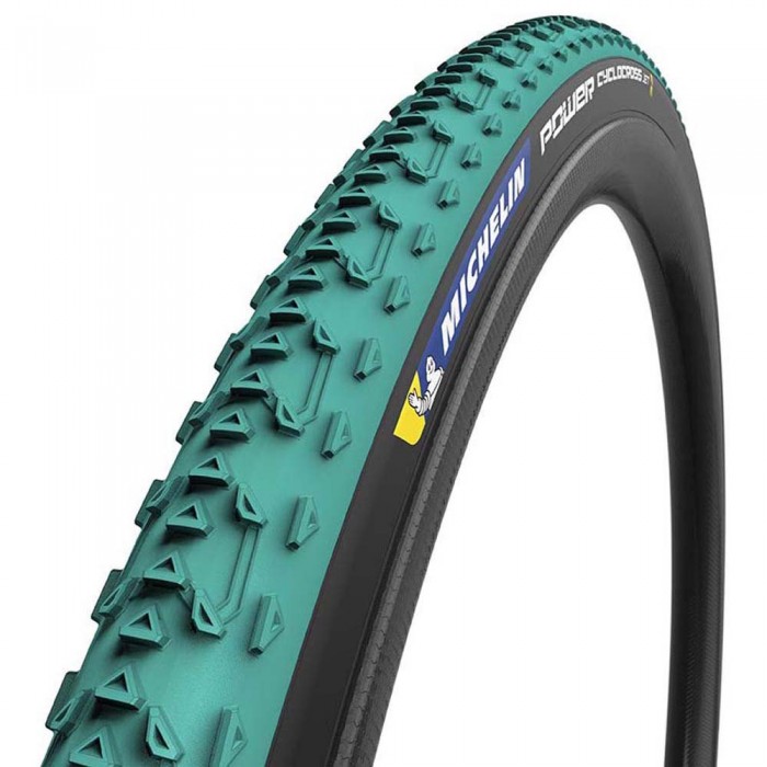 [해외]미쉐린 파워 Cyclocross Mud Tubeless 700C x 33 자갈 타이어 1137417321 Green / Black