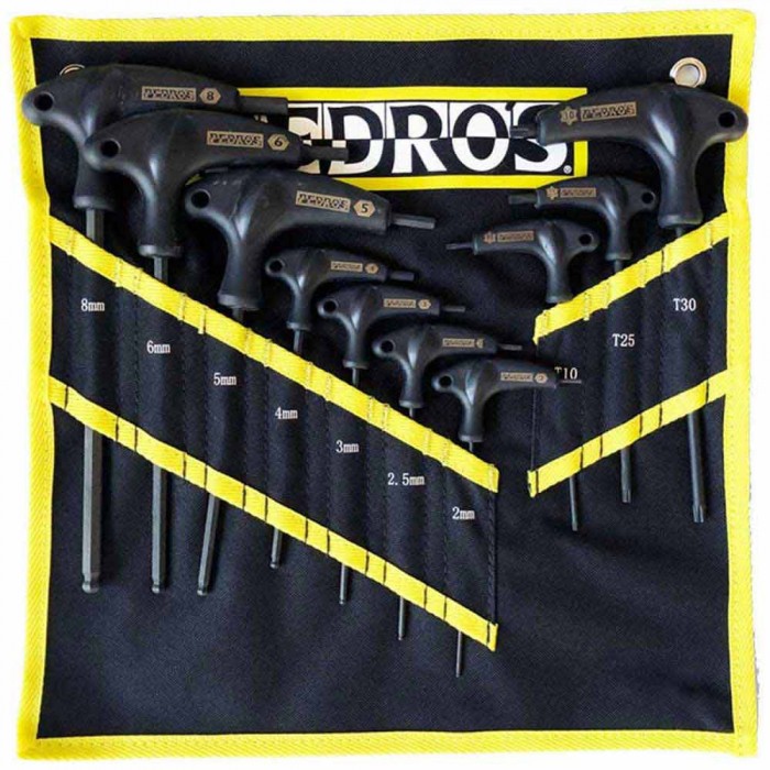 [해외]PEDRO´S 도구 프로 Torx&Hex 10 Pieces Set 1137426290 Black