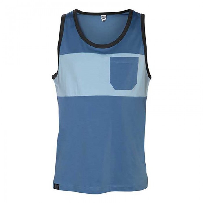 [해외]SNAP CLIMBING Two-Colored 포켓 민소매 티셔츠 7137437731 Steel Blue