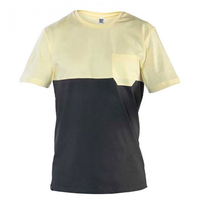 [해외]SNAP CLIMBING Two-Colored 포켓 반팔 티셔츠 137437723 Yellow