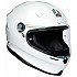 [해외]AGV OUTLET K6 Solid MPLK 풀페이스 헬멧 9137296609 White