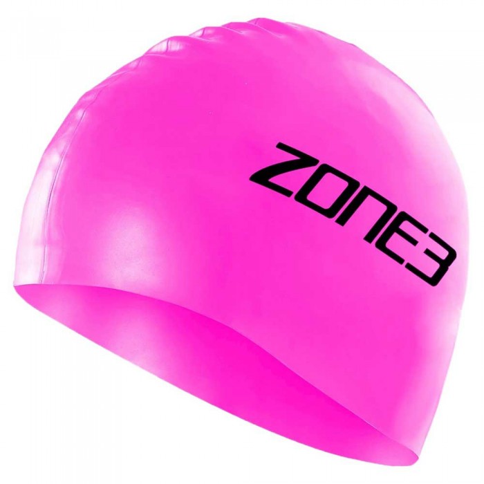 [해외]ZONE3 수영 모자 Silicone Hi Vis 6137448247 Hi-Vis Pink