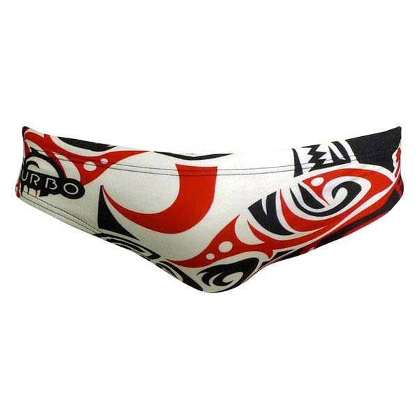 [해외]터보 수영 브리프 Maori 스키n Tattoo 696934 Red / Black