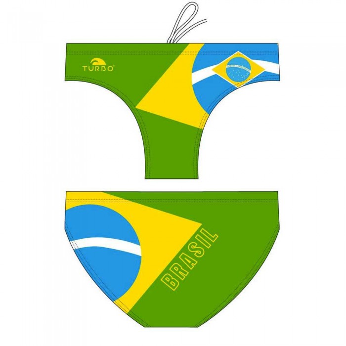 [해외]터보 수영 브리프 Brazil 6675021 Green / Yellow