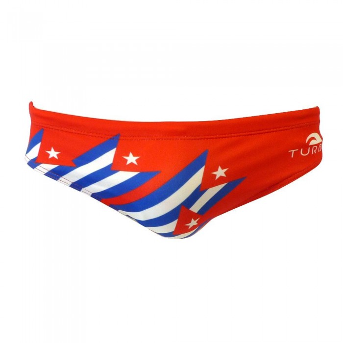 [해외]터보 수영 브리프 Cuba Stars 6675154 Red / White