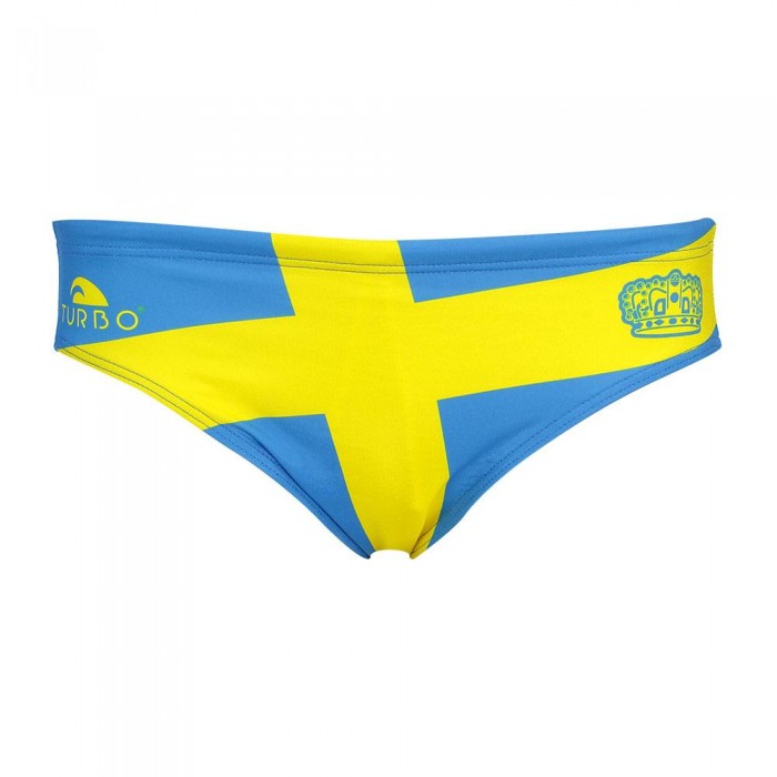 [해외]터보 수영 브리프 Sweden 6675250 Royal/Yellow
