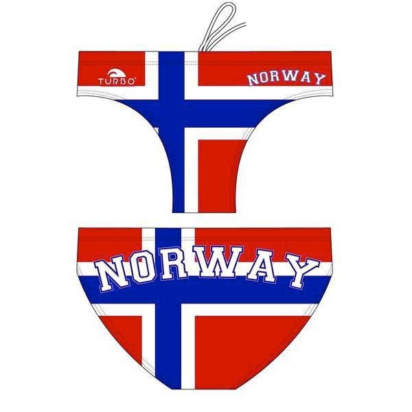 [해외]터보 수영 브리프 Norway 6675251 Red / Royal