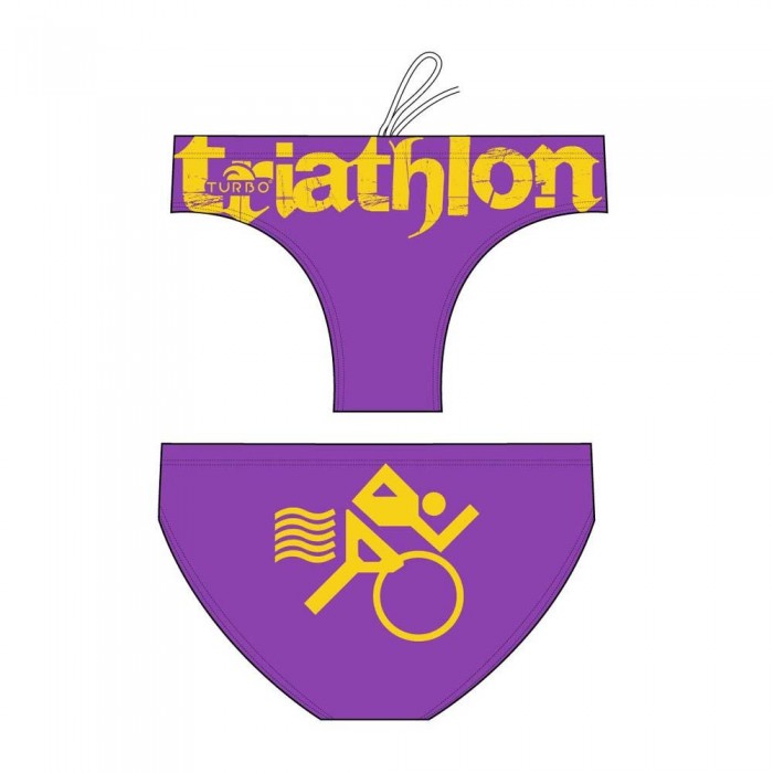 [해외]터보 수영 브리프 Triathlon Basic 6675302 Lilac / Yellow