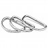 [해외]시갈섭 Weld Stainless Steel Shaped 50x30 D링 10136455560 Silver