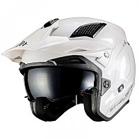 [해외]MT 헬멧 District SV Solid 오픈 페이스 헬멧 9137452336 Gloss Pearl White