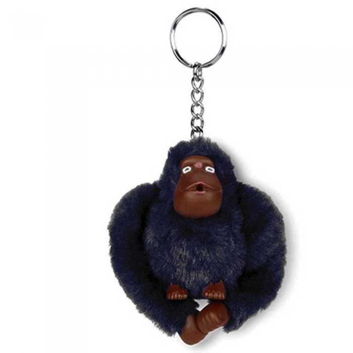 [해외]키플링 Monkey Clip M Key Ring 10 Units True Blue Tonal