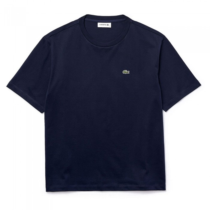 [해외]라코스테 Crew Premium Cotton 반팔 티셔츠 137500253 Navy Blue