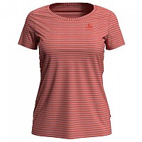 [해외]오들로 Con코드 엘레먼트 반팔 티셔츠 4137325445 Lantana / Hot Coral / Stripes