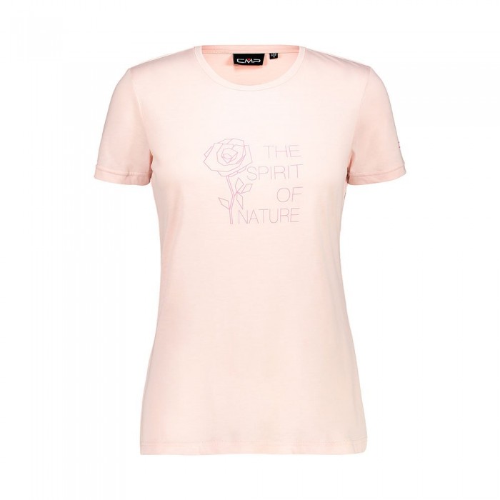 [해외]CMP 39T7536 반팔 티셔츠 4137463525 Pastel Pink Melange