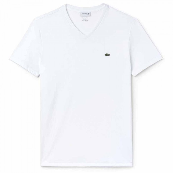 [해외]라코스테 반팔 티셔츠 V-넥 Pima Cotton 136466790 White