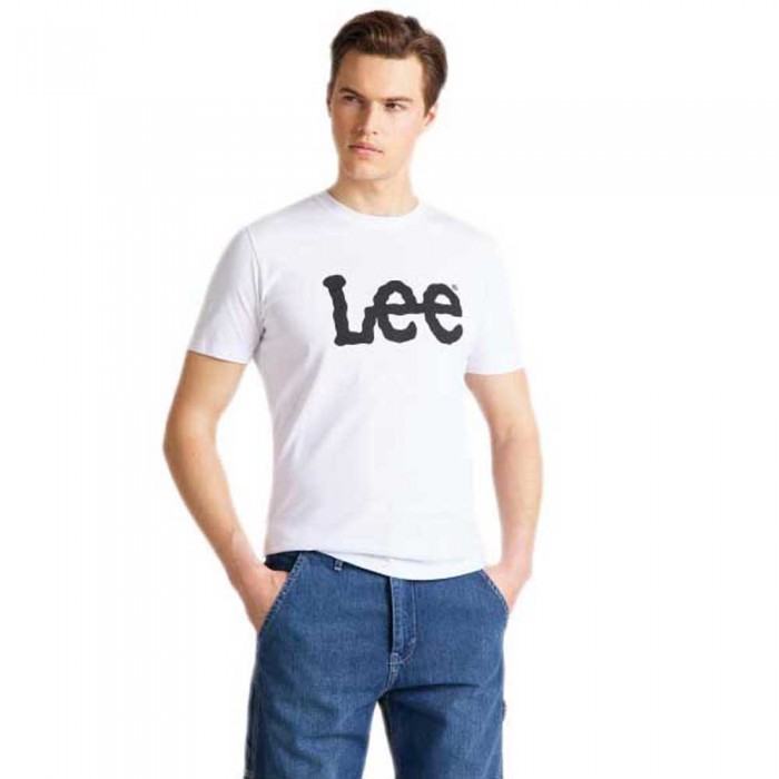 [해외]LEE Wobbly 로고 반팔 티셔츠 137341586 White