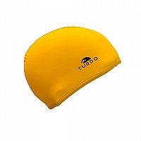 [해외]터보 좁은 고무 수영 모자 Lycra 6672856 Yellow