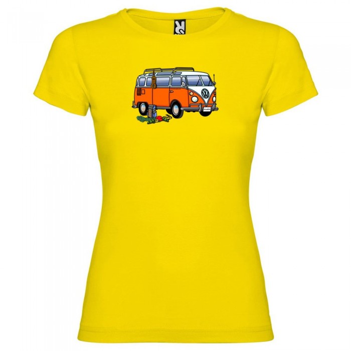 [해외]KRUSKIS Hippie Van Climbing 반팔 티셔츠 4137538642 Yellow