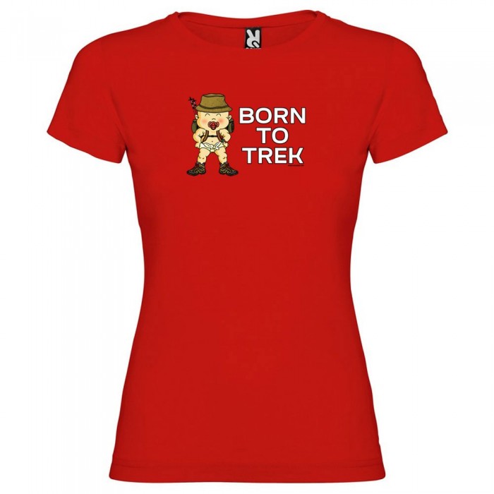[해외]KRUSKIS Born To Trekk 반팔 티셔츠 4137538780 Red