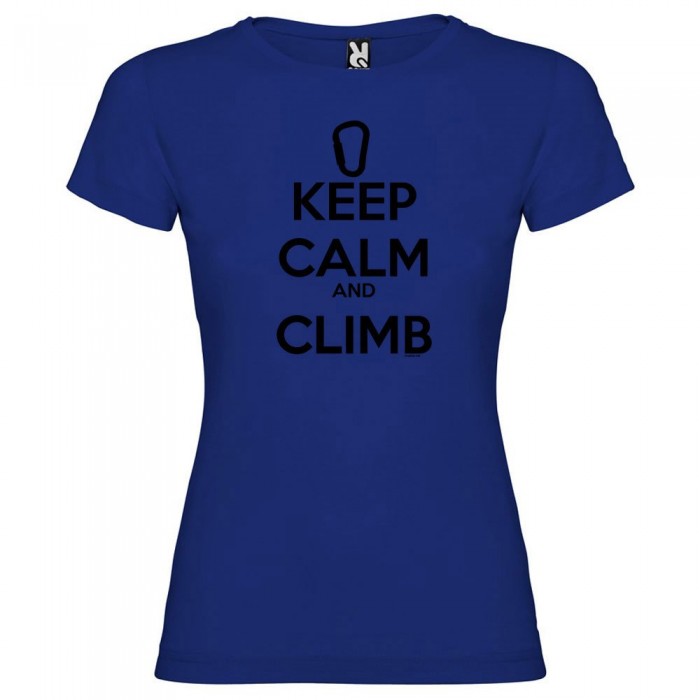 [해외]KRUSKIS Keep Calm And Climb 반팔 티셔츠 4137539093 Royal Blue