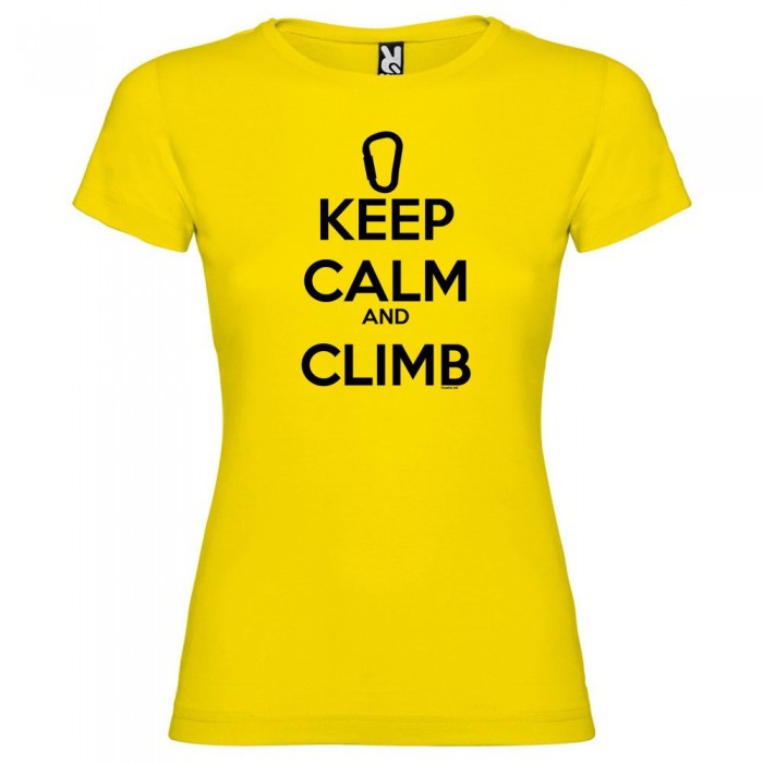 [해외]KRUSKIS Keep Calm And Climb 반팔 티셔츠 4137539094 Yellow
