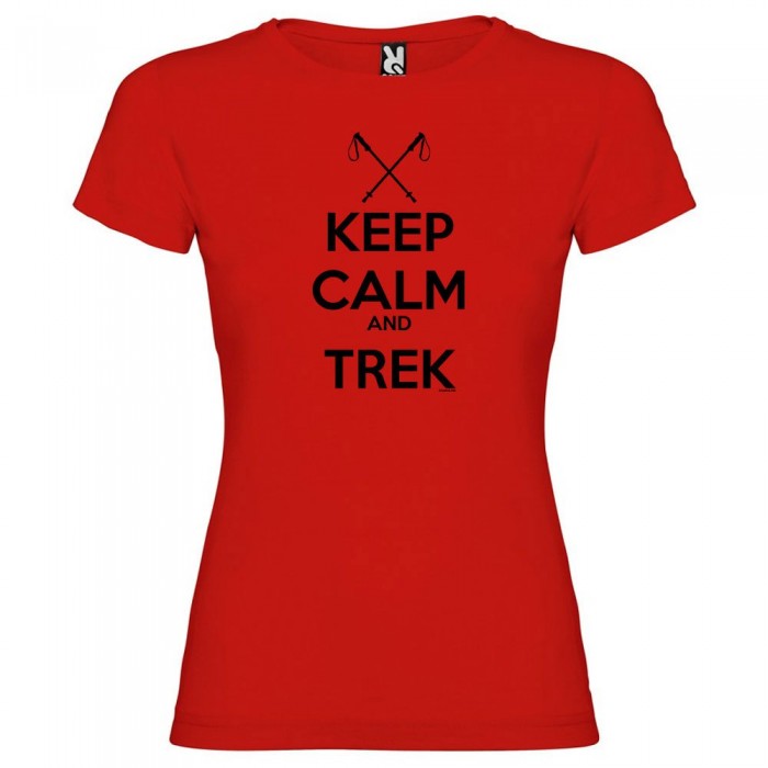 [해외]KRUSKIS Keep Calm And Trek 반팔 티셔츠 4137539162 Red