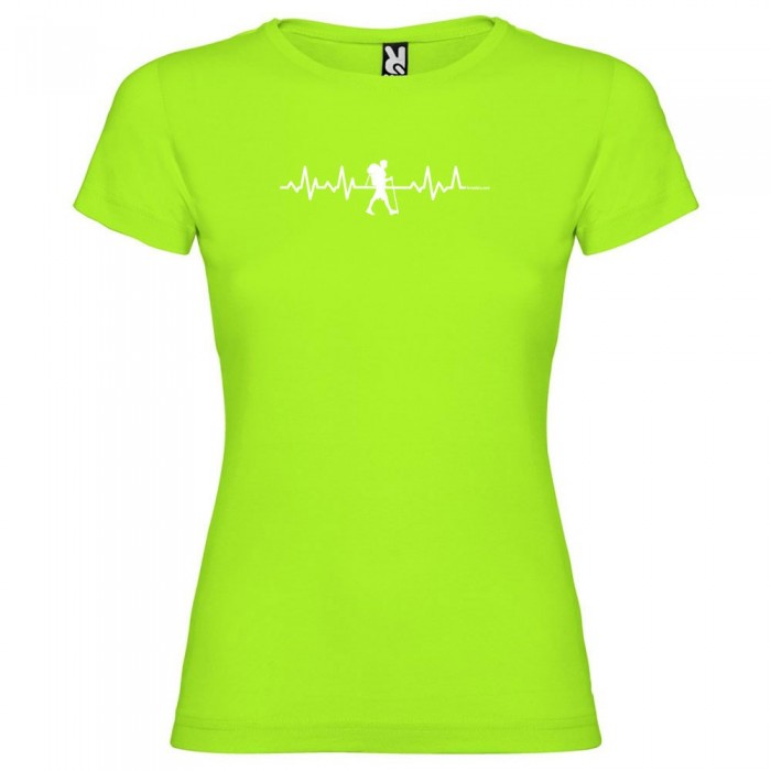 [해외]KRUSKIS Trekking Heartbeat 반팔 티셔츠 4137539724 Light Green