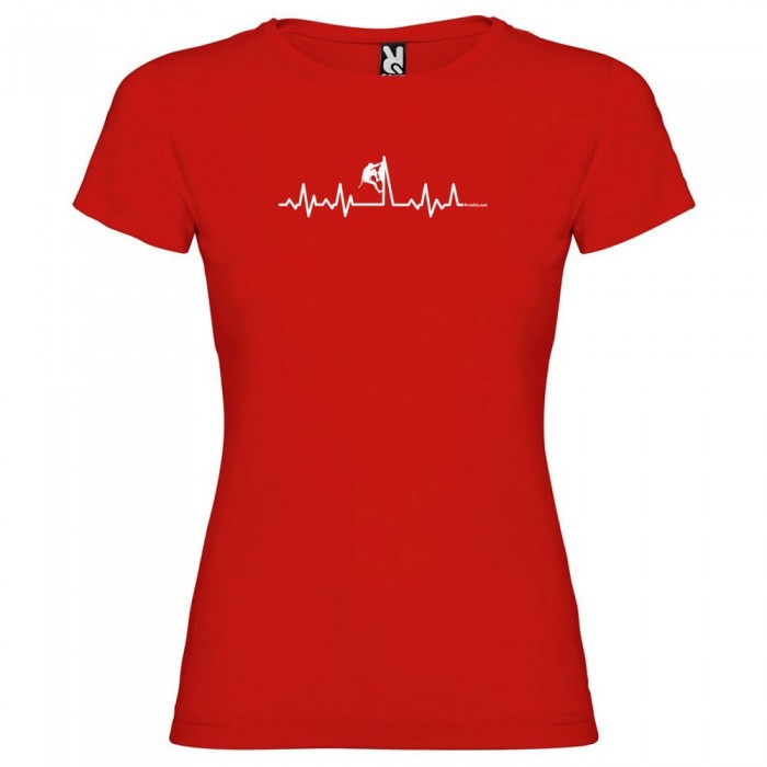 [해외]KRUSKIS Climbing Heartbeat 반팔 티셔츠 4137539731 Red