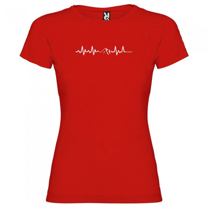 [해외]KRUSKIS Mountain Heartbeat 반팔 티셔츠 4137539851 Red